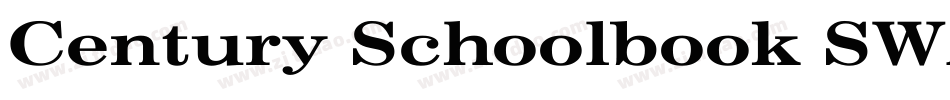 Century Schoolbook SWA字体转换